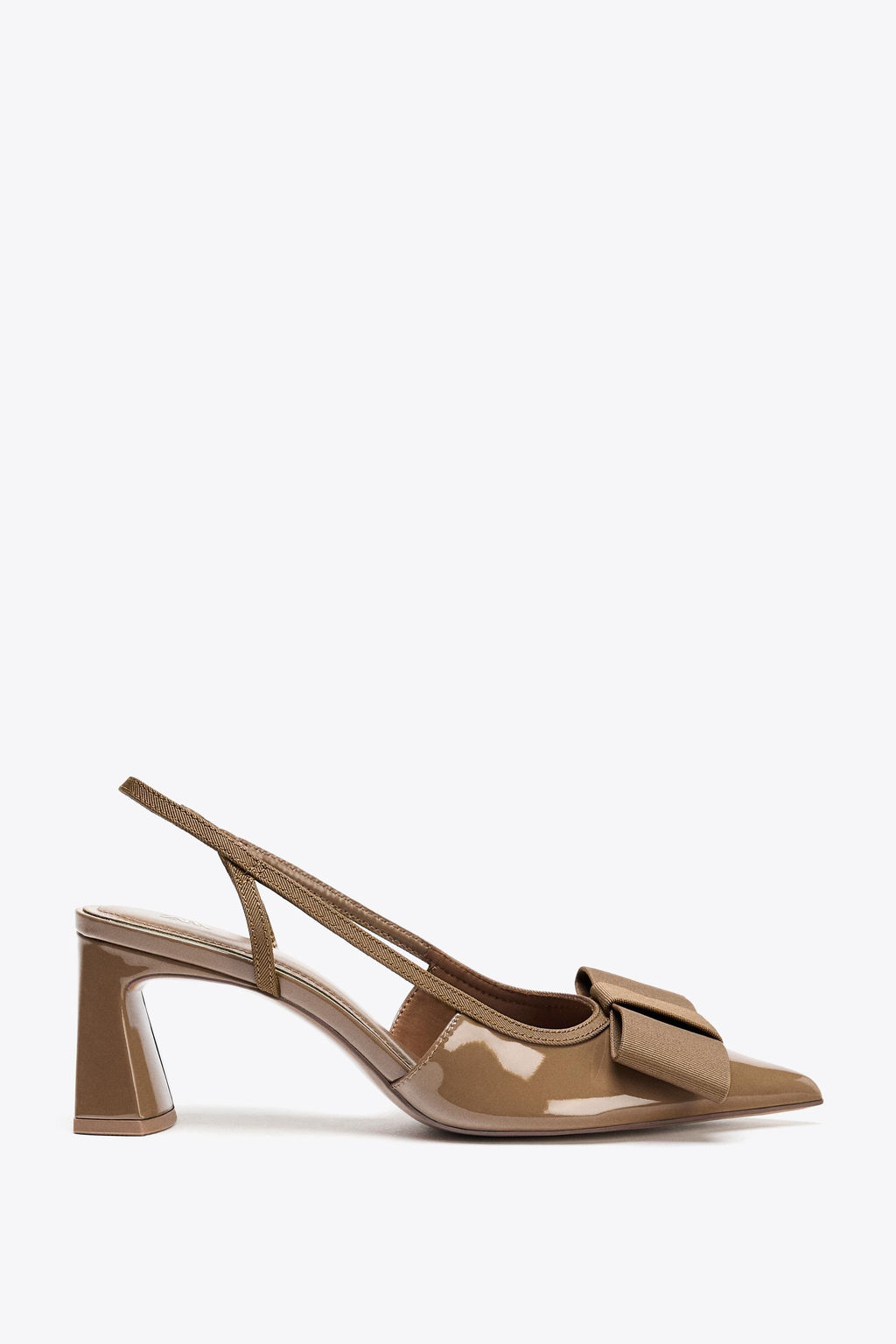 BOW SLINGBACK HEELS - Zara фото 11