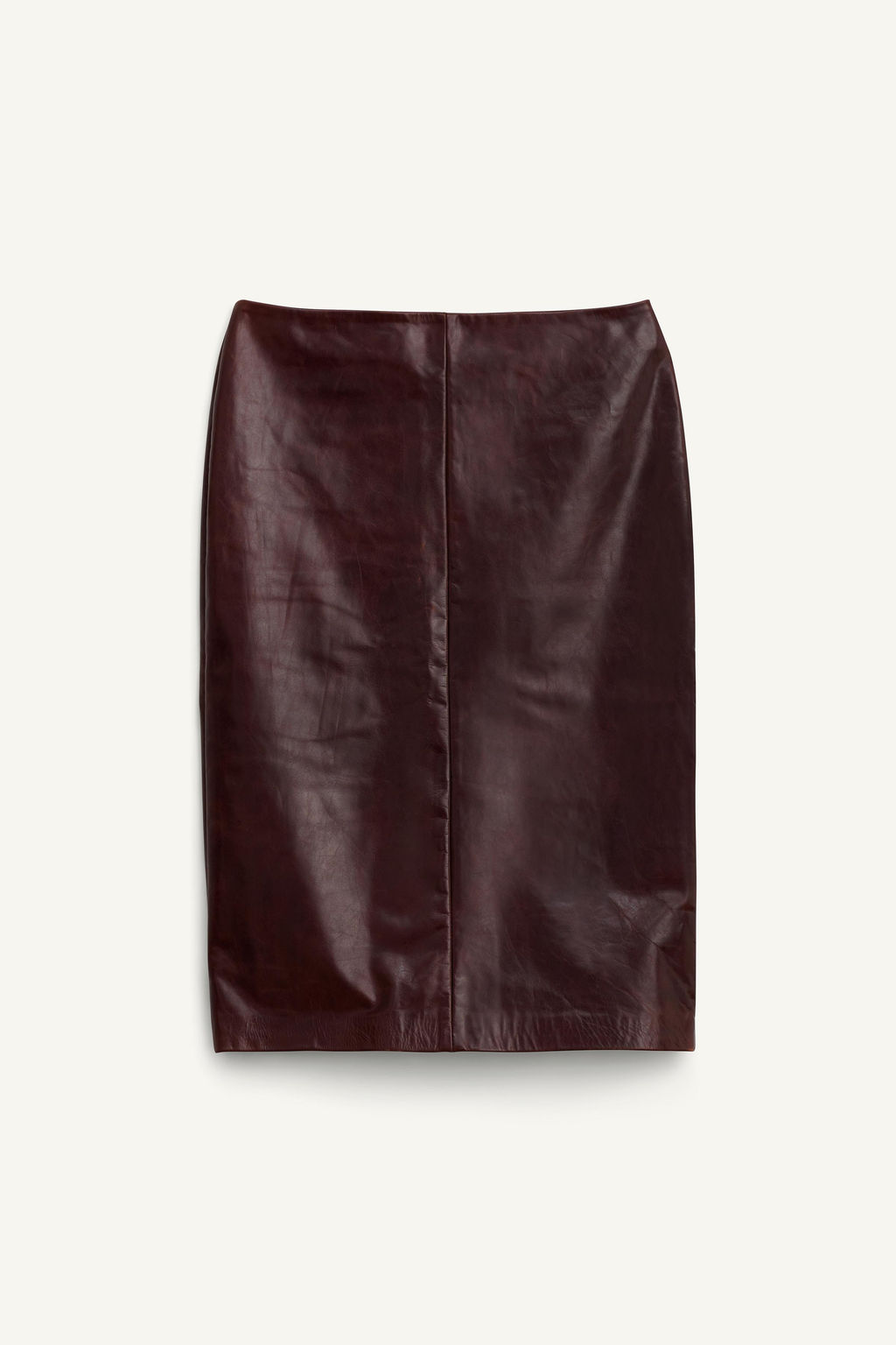 LIMITED EDITION 100% LEATHER STRAIGHT SKIRT - Zara фото 6