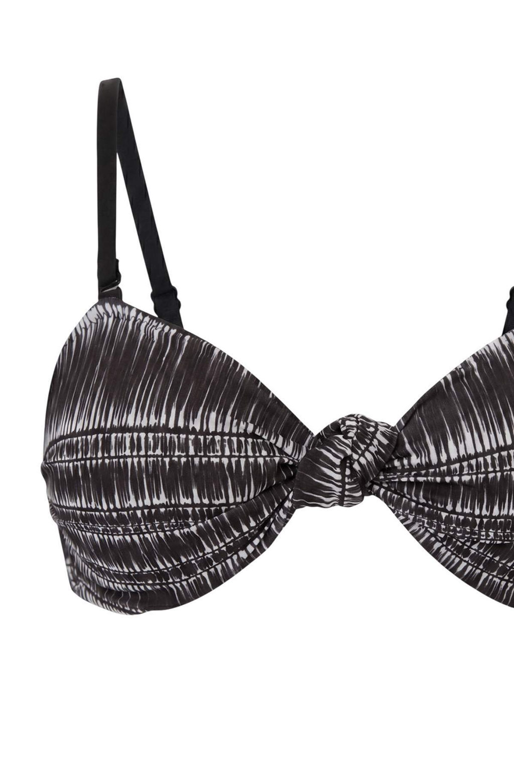 Kahverengi Bask?l? Balconette Brief Yuksek Bel Kaps?z Bikini Tak?m? TBESS26BT00210 - Trendyolmilla фото 2