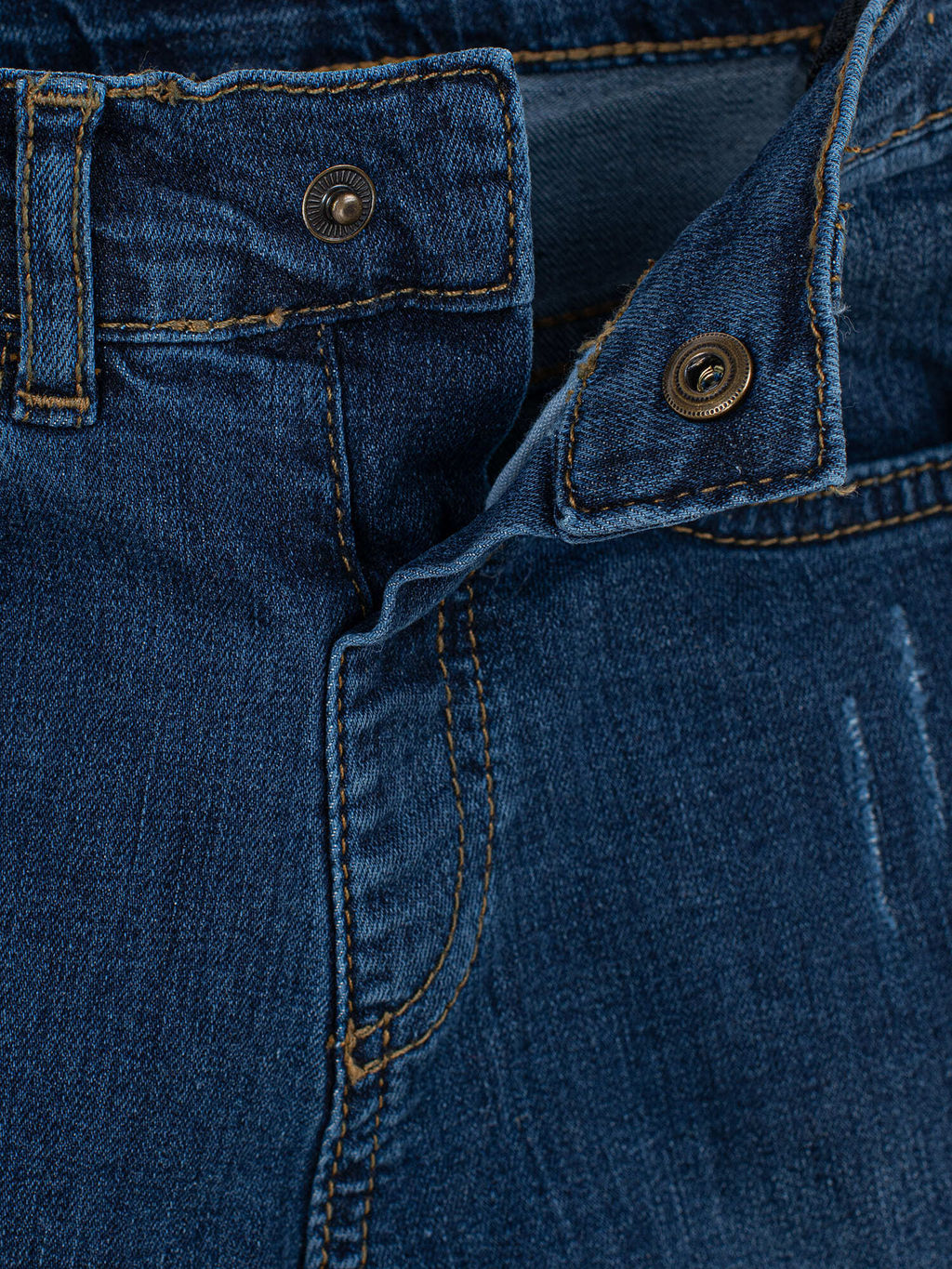 Джинсы regular fit Темно-синие - Bungly фото 4