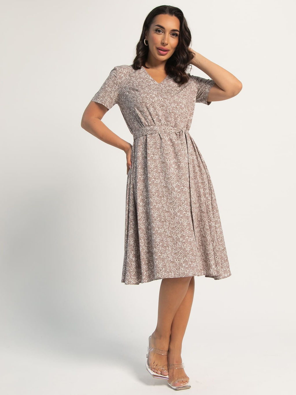 Платье Мисс Романтика (кофе с молоком) П16064-25М - Lt collection фото 6