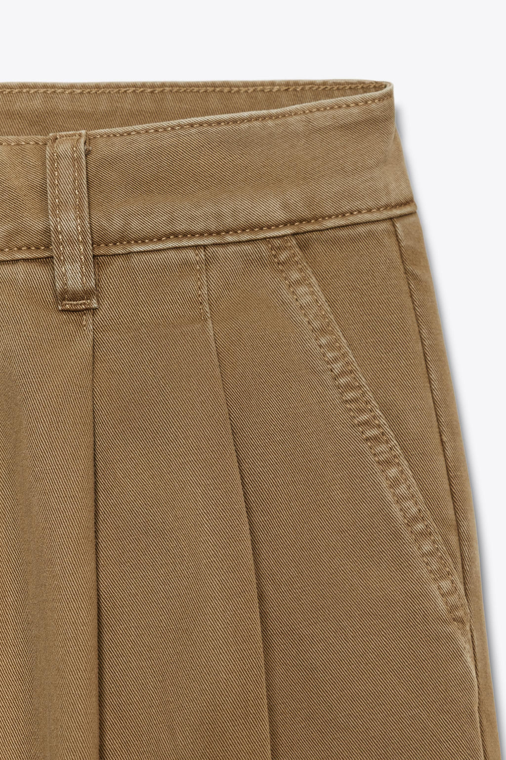LOW-RISE CHINO TROUSERS