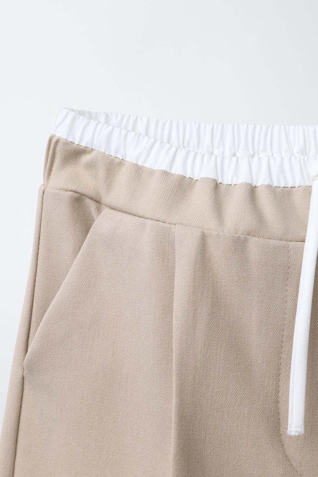 DOUBLE WAISTBAND WIDE-LEG TROUSERS - Zara фото 3