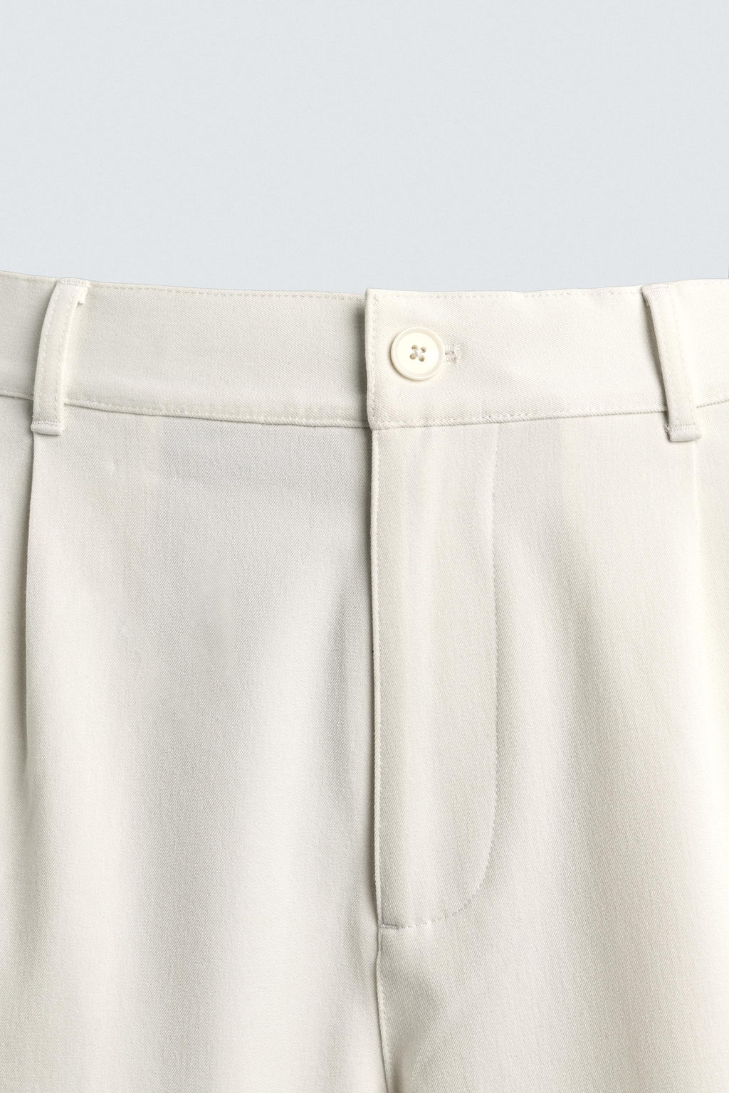 PANTAL?N STRAIGHT FIT CONFORT / Blanco roto - Zara фото 9