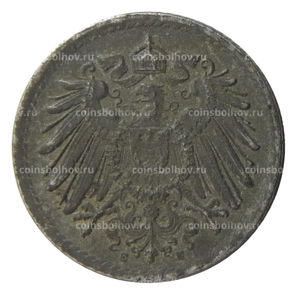 Монета 5 пфеннигов 1919 года E Германия