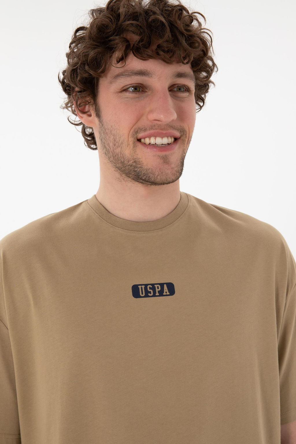 Erkek Oversize Fit Bisiklet Yaka Haki Ti__rt Sepette S_rpriz _ndirim - U.s. polo assn фото 3