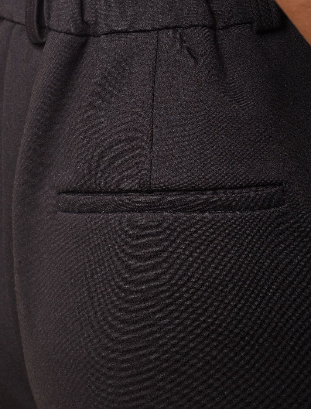 Брюки-палаццо на резинке сзади из джерси