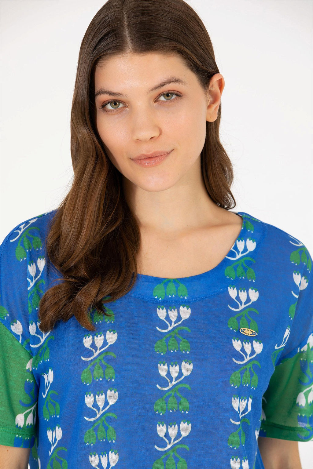 Женская футболка Saks с круглым вырезом Неожиданная скидка в корзине - U.s. polo assn фото 3