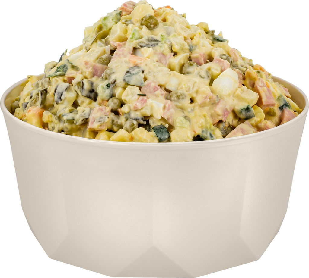 Цена за 2 шт. Салатник Plast Team STOCKHOLM 1,7 л молочный туман PT171010048,,