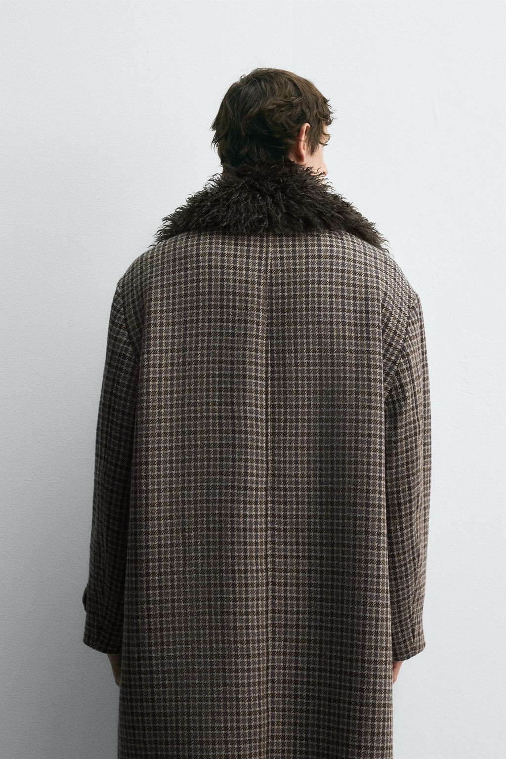 CHECK COMBINED COAT HARRY LAMBERT FOR ZARA X DISNEY  фото 3
