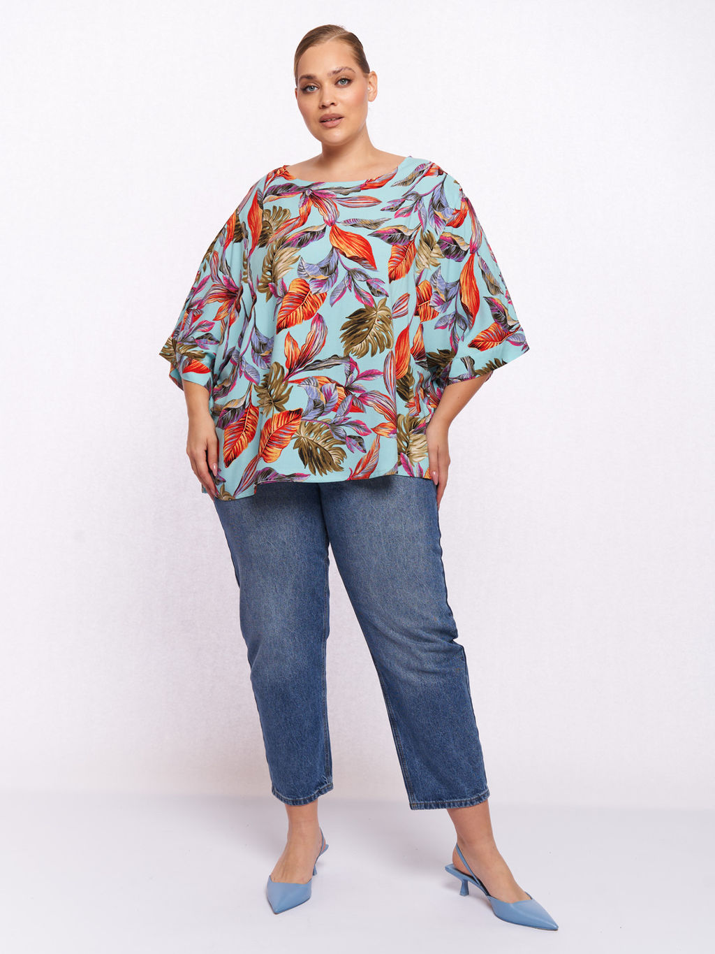 Блузка с цветами ZBL06204LIS10