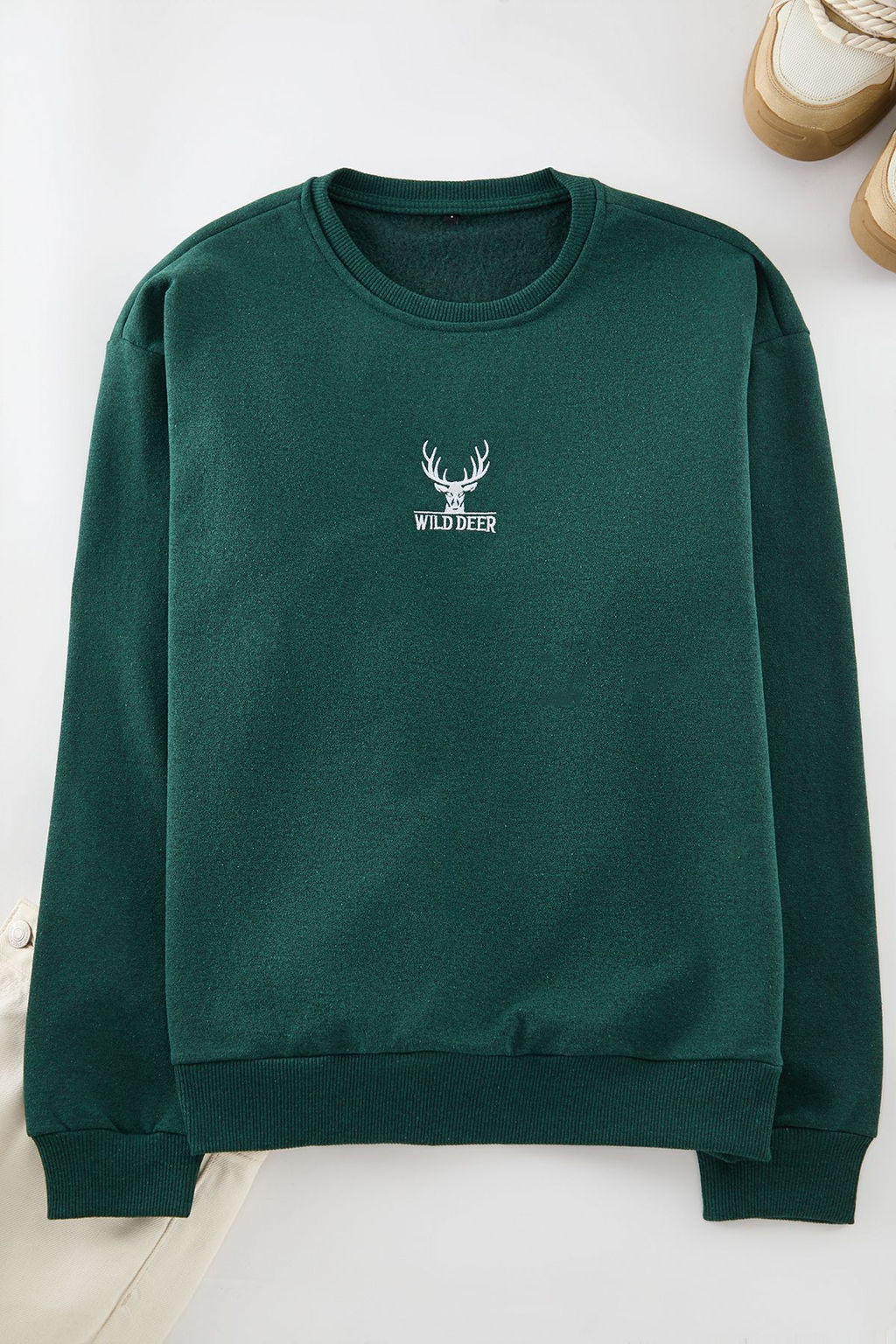 TRENDYOL MAN Siyah Oversize/Genis Kesim Uzun Kol Hayvan Nak?sl? Sweatshirt TMNAW24SW00169 - Trendyolmilla фото 7