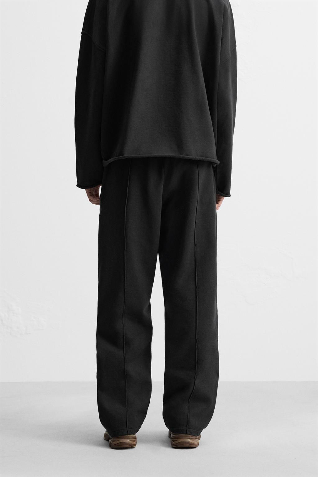 JOGGER TROUSERS WITH SEAM DETAIL - Zara фото 3