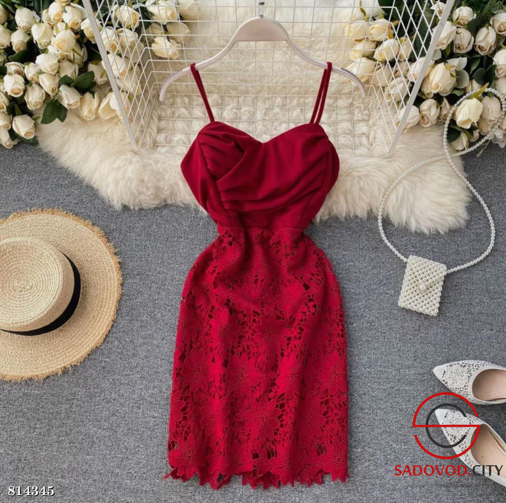 Платье женское с гипюром - Bruno фото 2