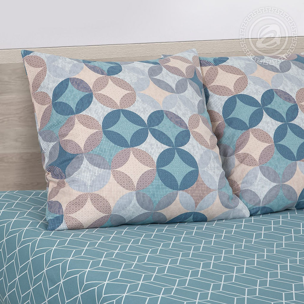 Постельное белье Куба (поплин DE LUXE) 1,5 сп./Пододеяльник: 1 шт. - 215*145; Простыня: 1 шт. - 215*150; Наволочка: 2 шт. - 70*70; DE LUXE - Артпостель фото 2