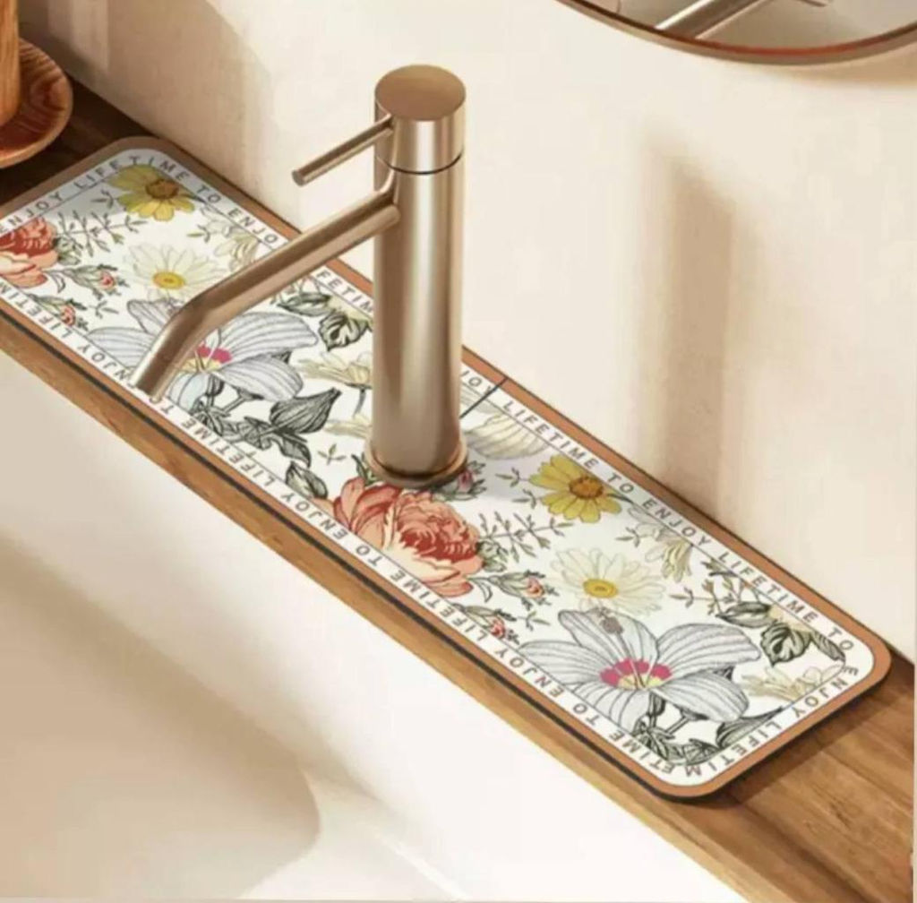 Кухонный коврик для смесителя, дождевик для кухонной раковины 38х14см