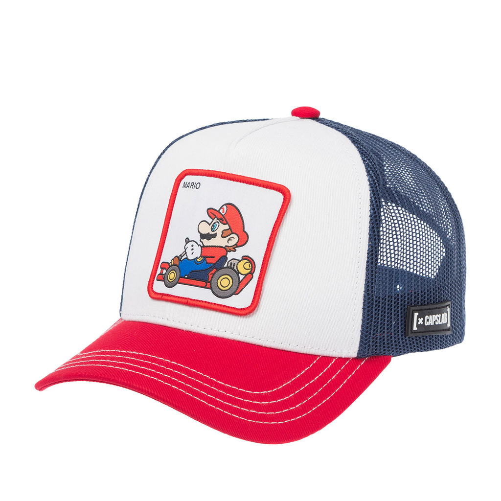 Бейсболка CAPSLAB арт. CL/SMK2/1/CAS/CRU2 Super Mario Mario (красный / белый)