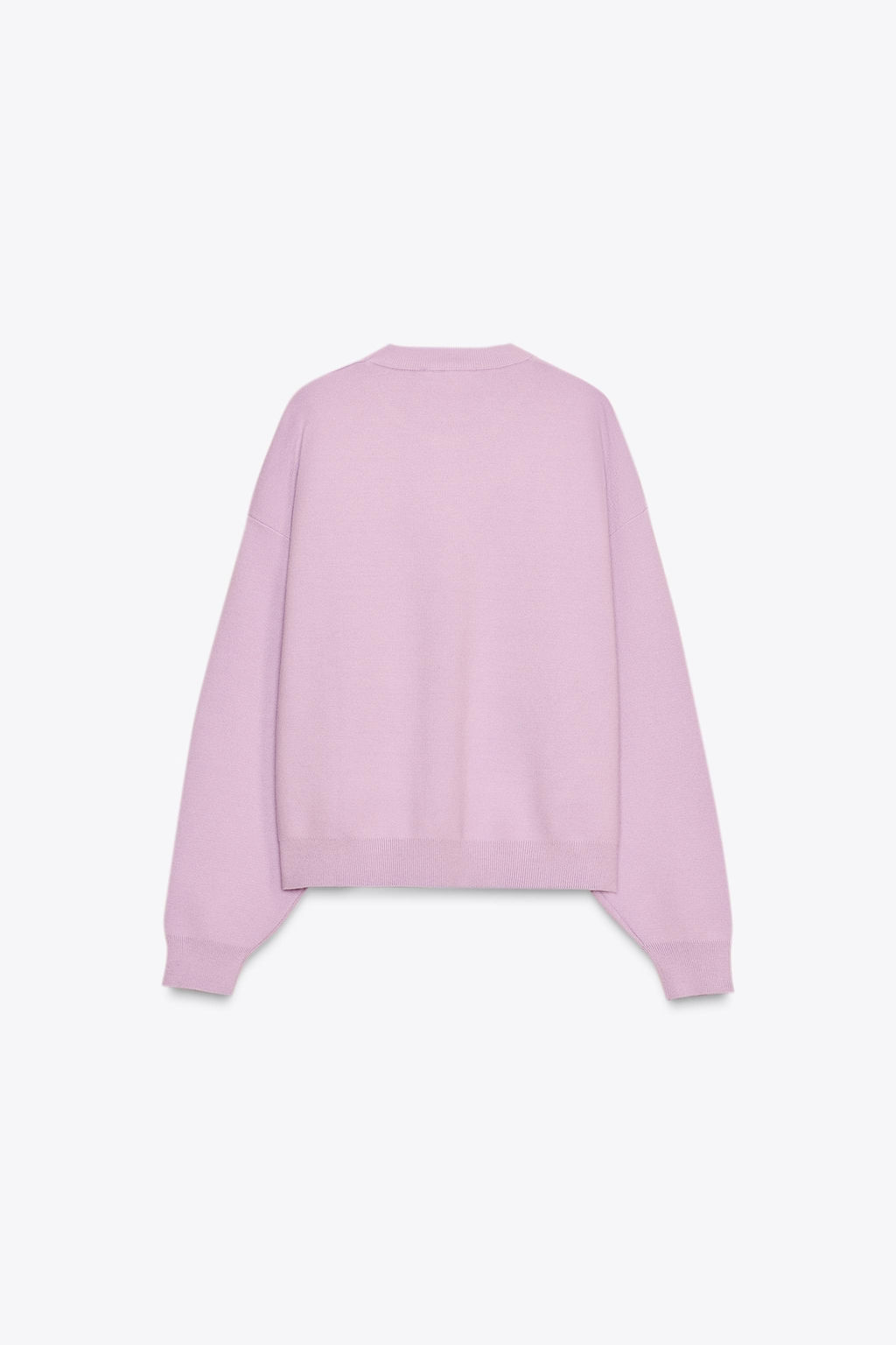 RIB KNIT SWEATSHIRT - Zara фото 5