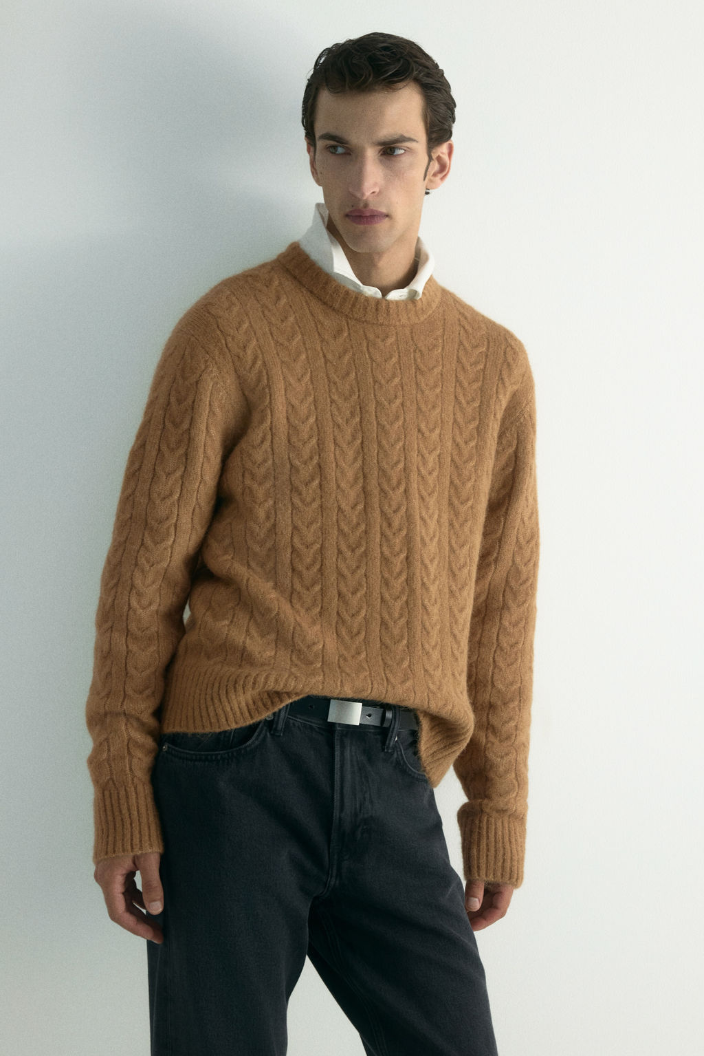 Jersey en punto trenzado Regular Fit - H&m фото 5
