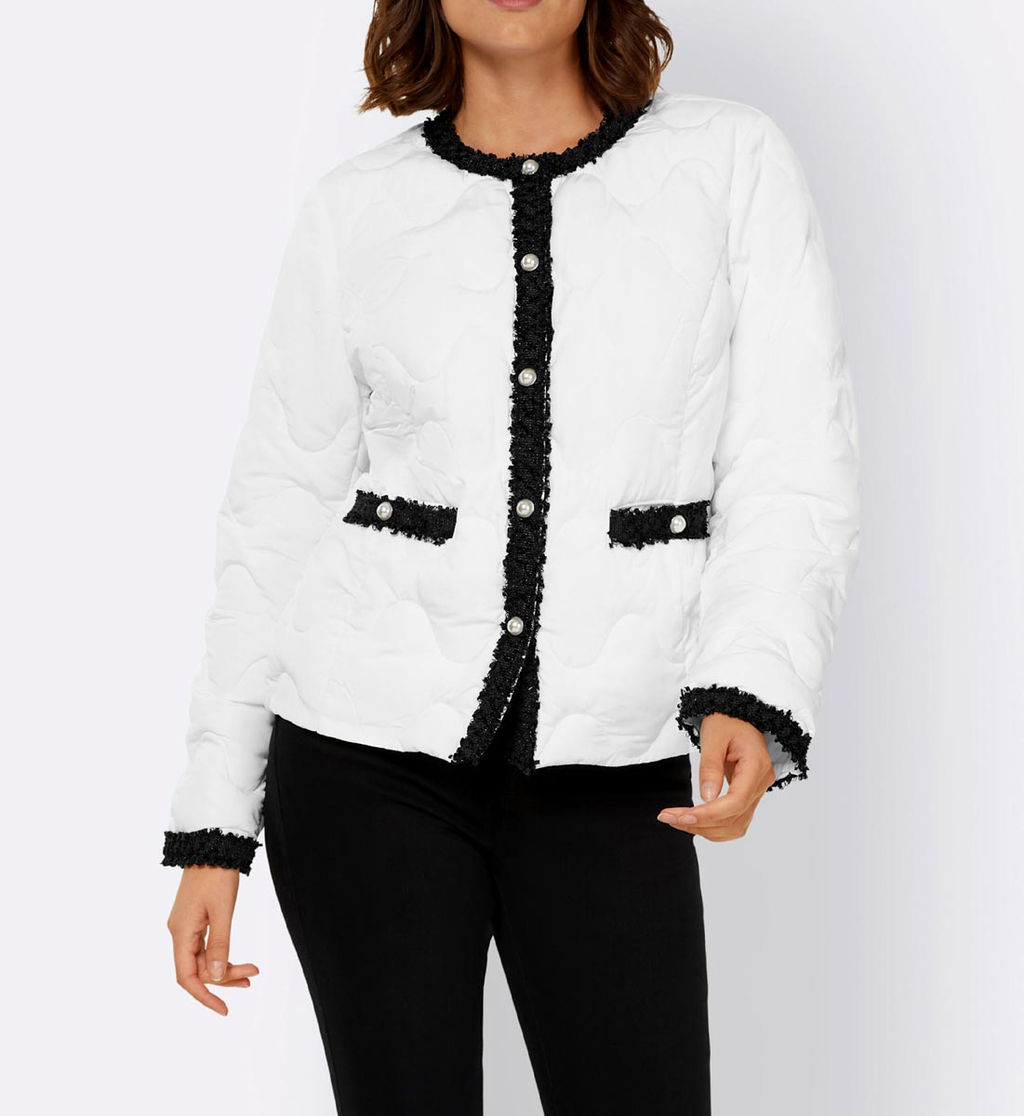 Жакет, бело-черный - Ashley brooke фото 3