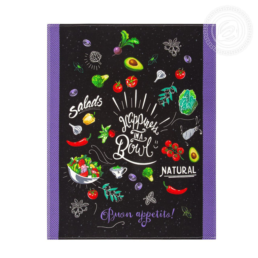 Набор полотенец из рогожки "Кулинарное шоу" 45*60/3 шт. - 45*60 Полотенца из рогожки