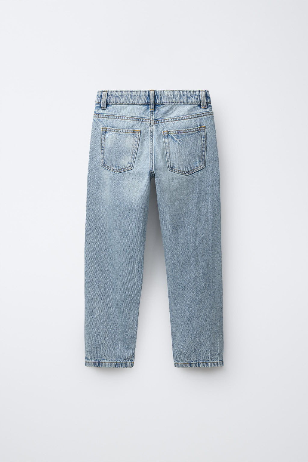 JEANS STRAIGHT ROTOS / Azul - Zara фото 3