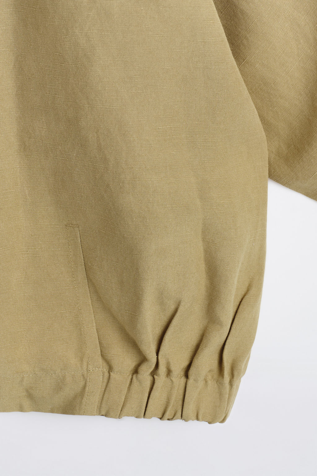 CAMISA OVERSIZE DE LINO CON CUELLO MAO - H&m фото 6