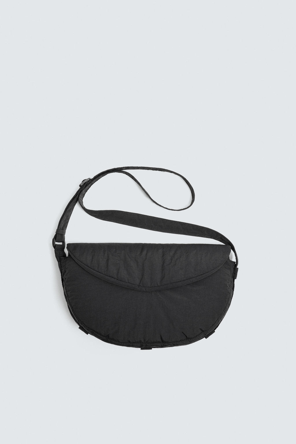 NYLON FLAP CROSSBODY BAG