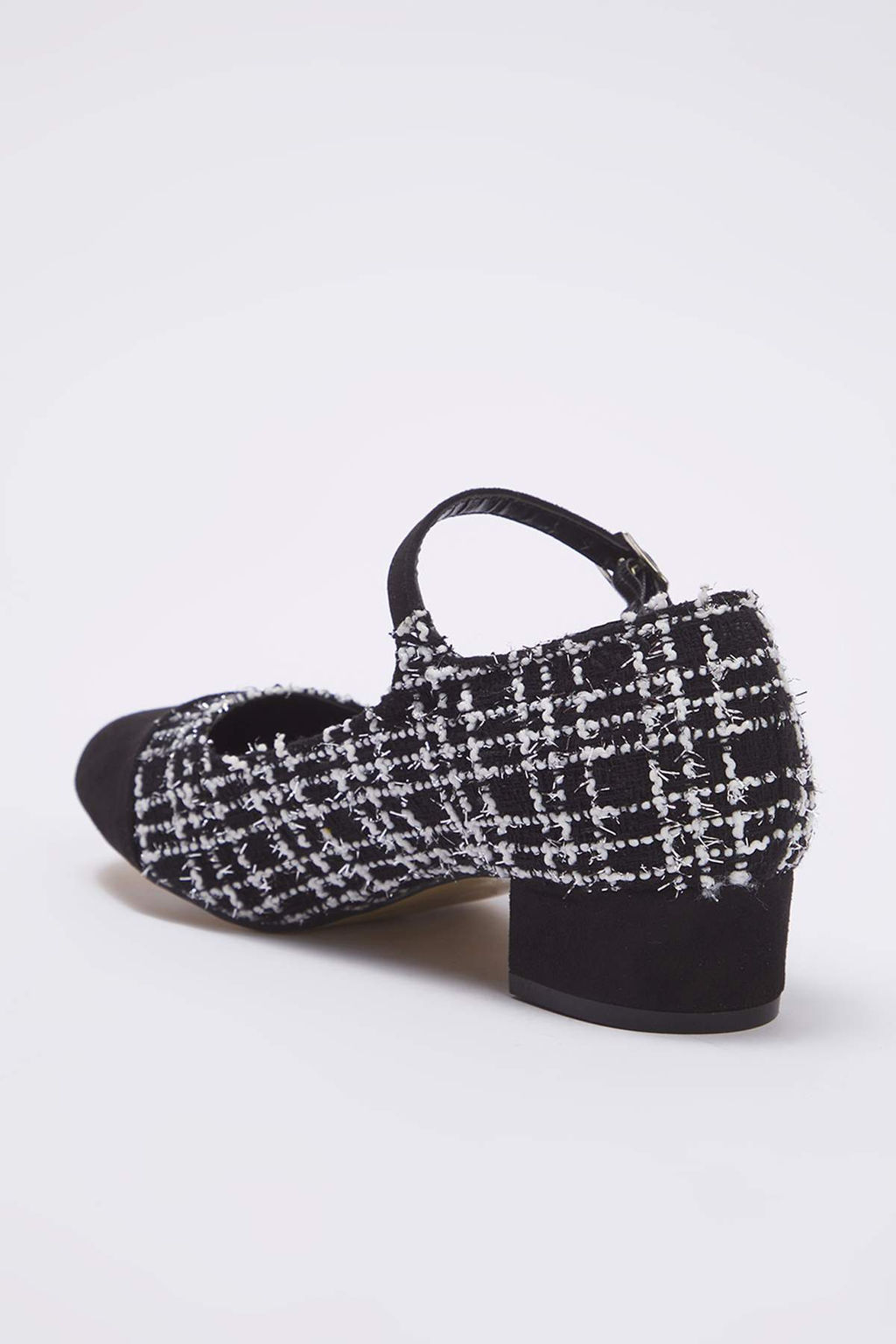 Siyah Tuvit Yuvarlak Burun Mary Jane Kad?n Blok Topuklu Ayakkab? 
TAKAW26TO00004 - Trendyolmilla фото 6