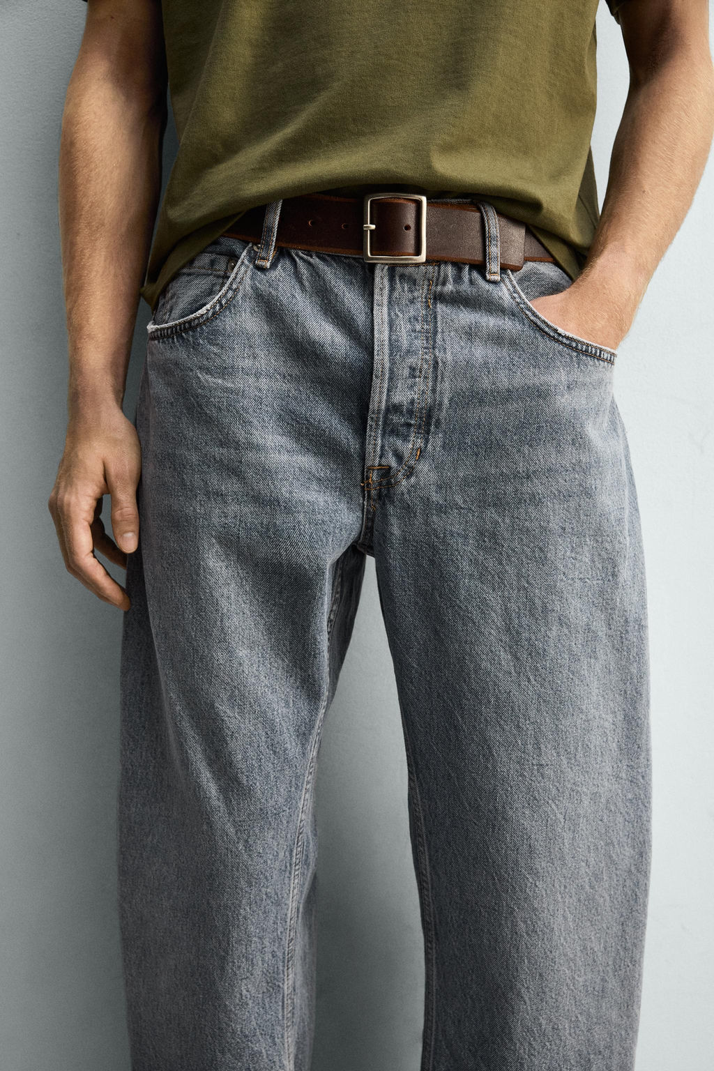 JEANS BARREL FIT / Azul lavado