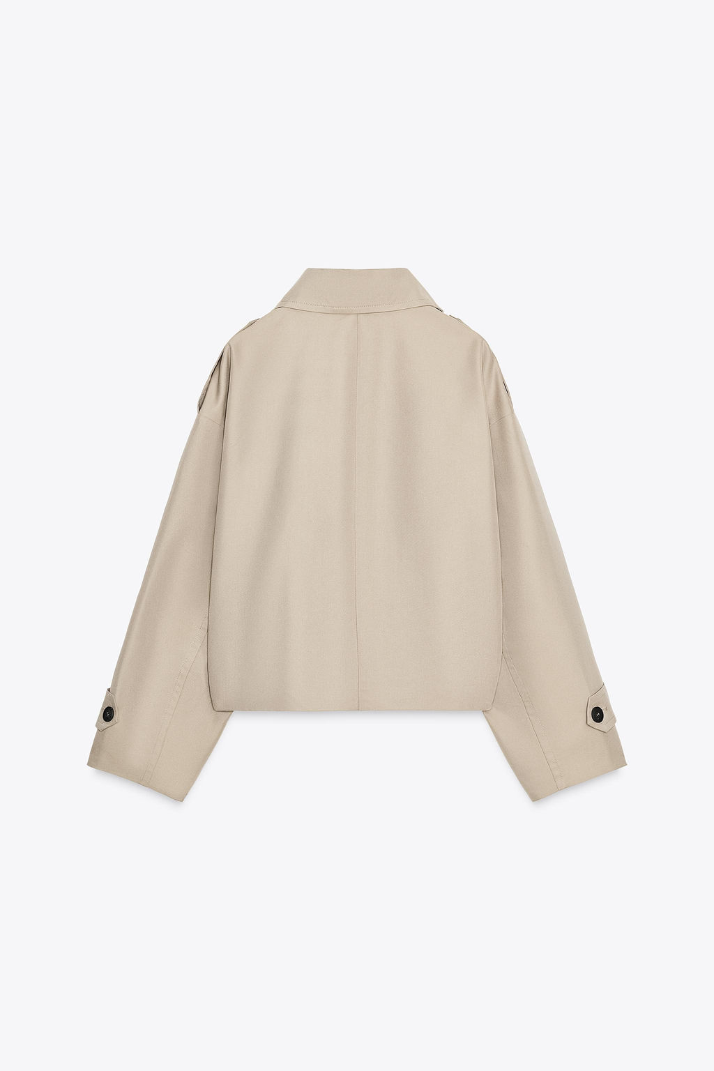 SHORT DOUBLE-BREASTED TRENCH COAT - Zara фото 2