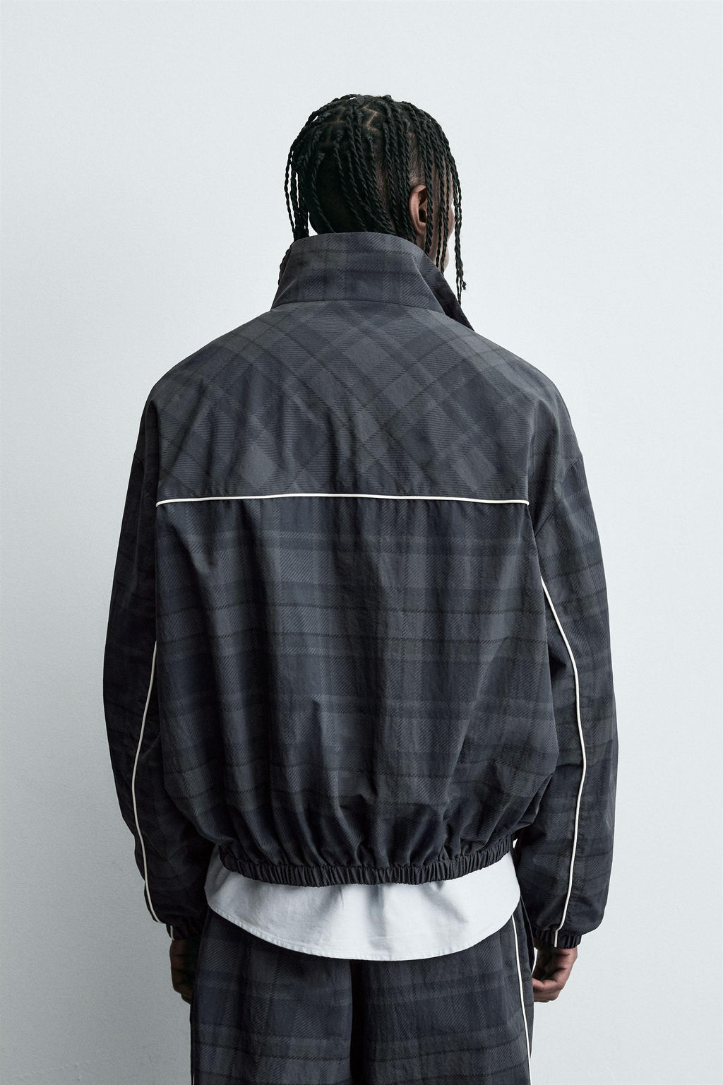 CONTRAST CHECK TECHNICAL JACKET - Zara фото 3
