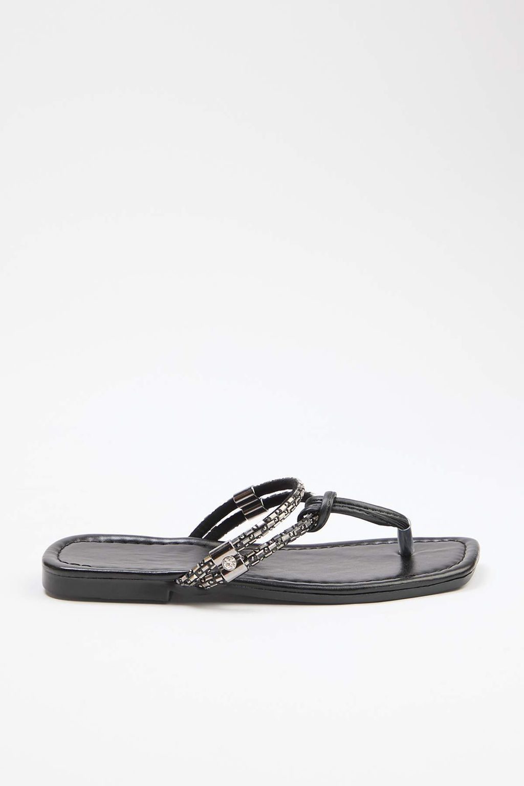 Siyah Parmak Aras? Kad?n Sandalet