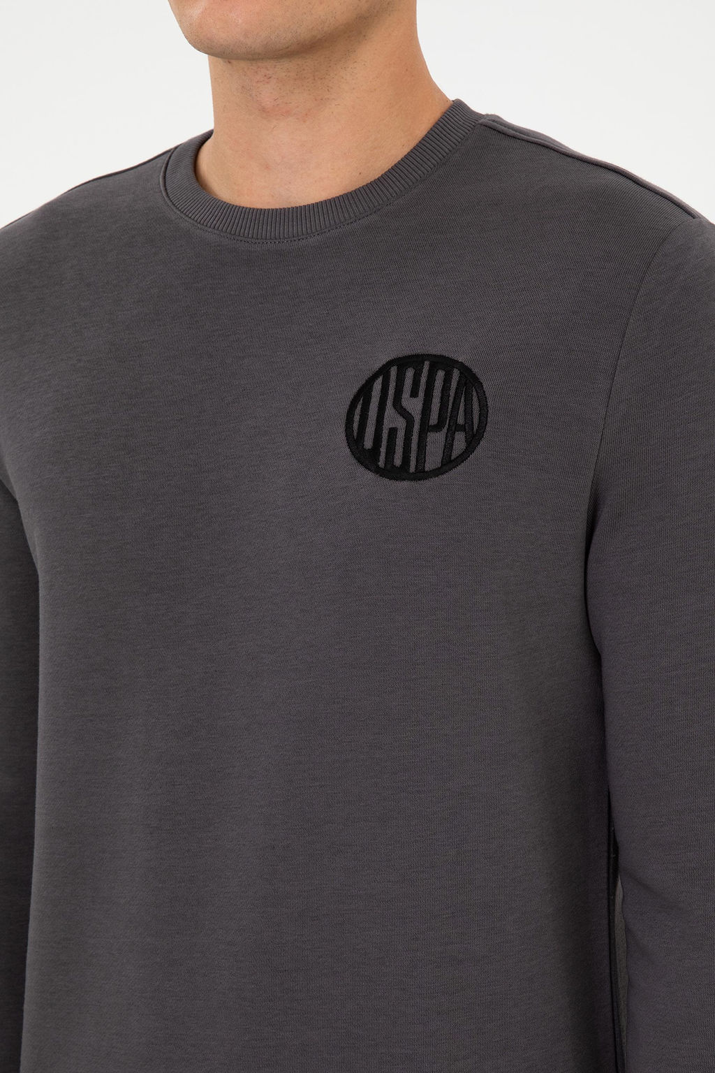 Erkek Gri Sweatshirt