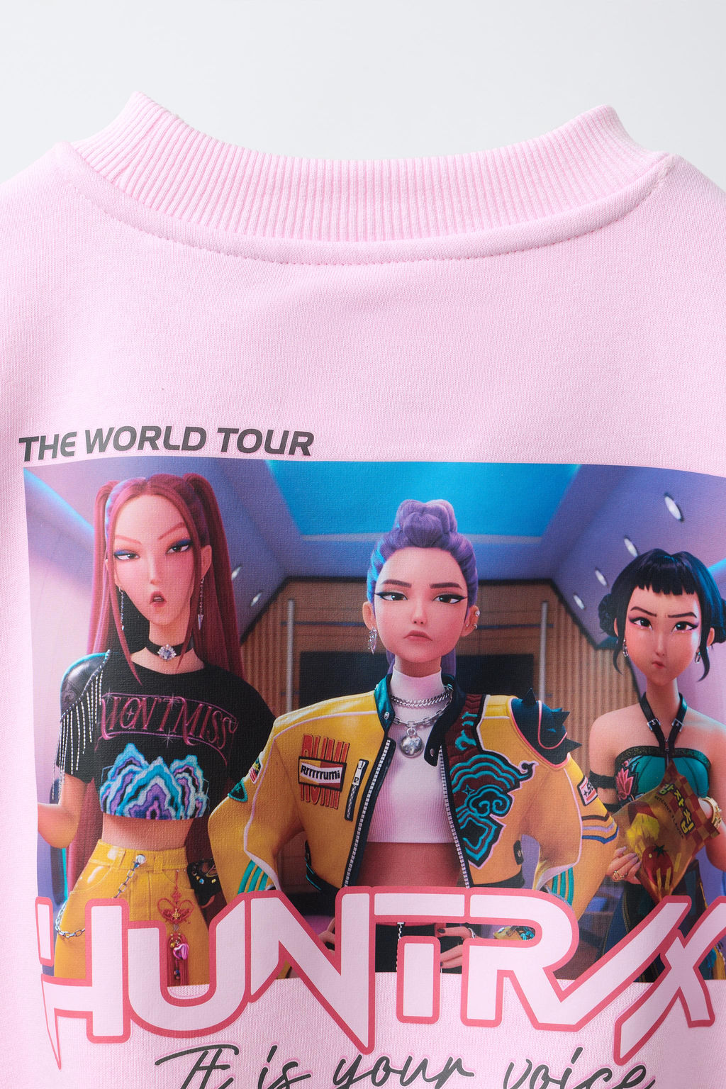 SUDADERA ESTAMPADA KPOP DEMON HUNTERS NETFLIX / Rosa - Zara фото 6