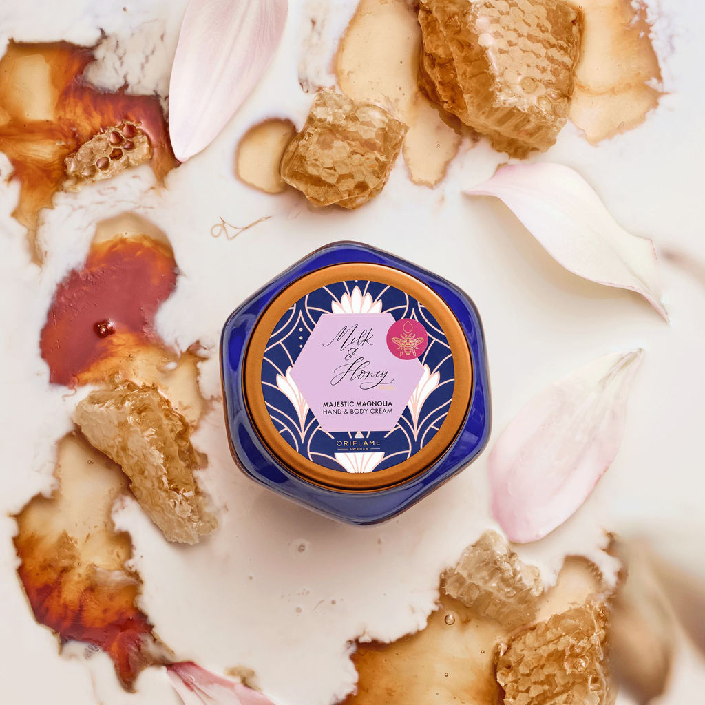 Крем для рук и тела Milk & Honey Gold – Магнолия - Oriflame фото 3