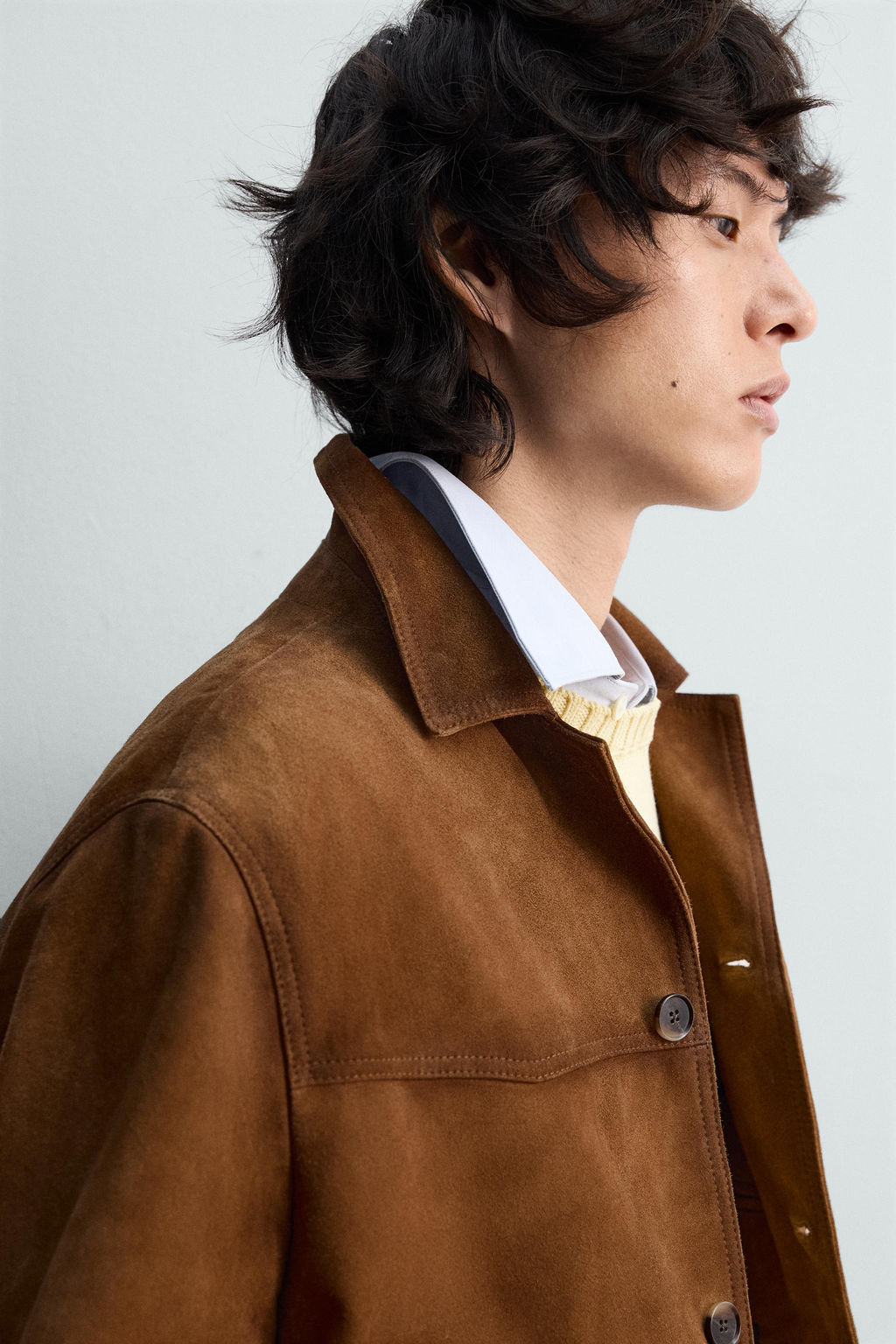 RELAXED FIT LEATHER SUEDE JACKET LIMITED EDITION - Zara фото 15