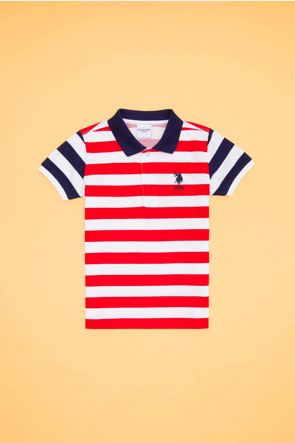 U. S. Polo Assn Красная футболка-поло для мальчика - U.s. polo assn фото 5