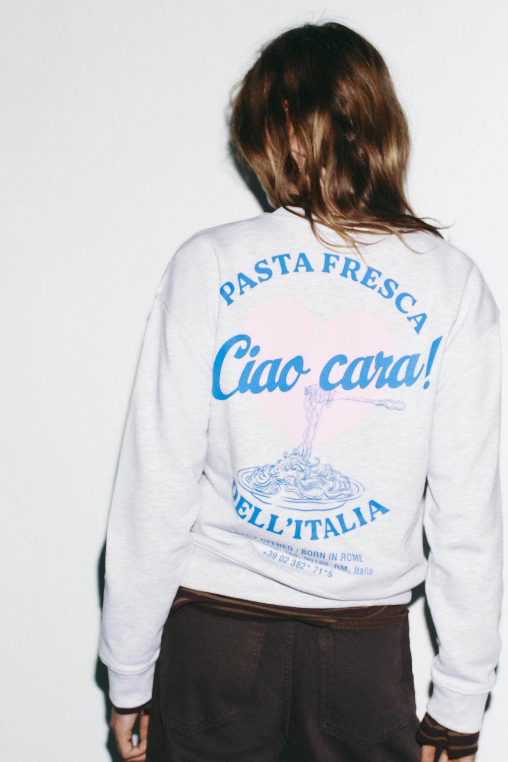 SLOGAN PRINT SWEATSHIRT - Zara фото 4