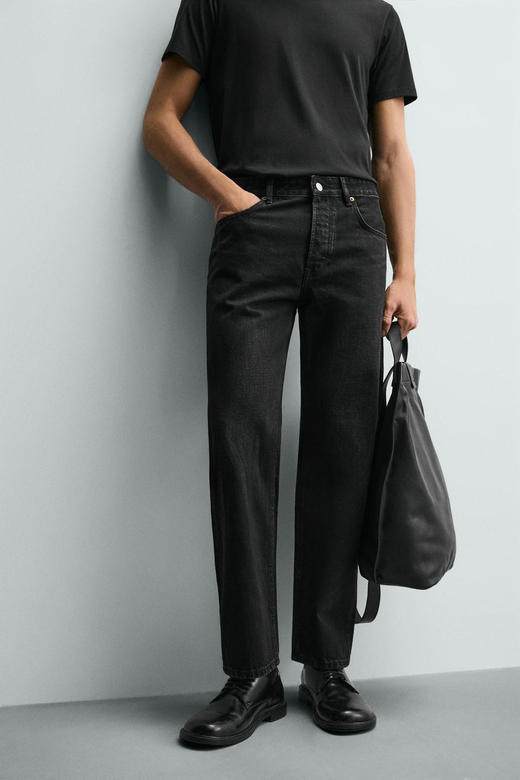 JEANS REGULAR FIT / Carb?n - Zara фото 5