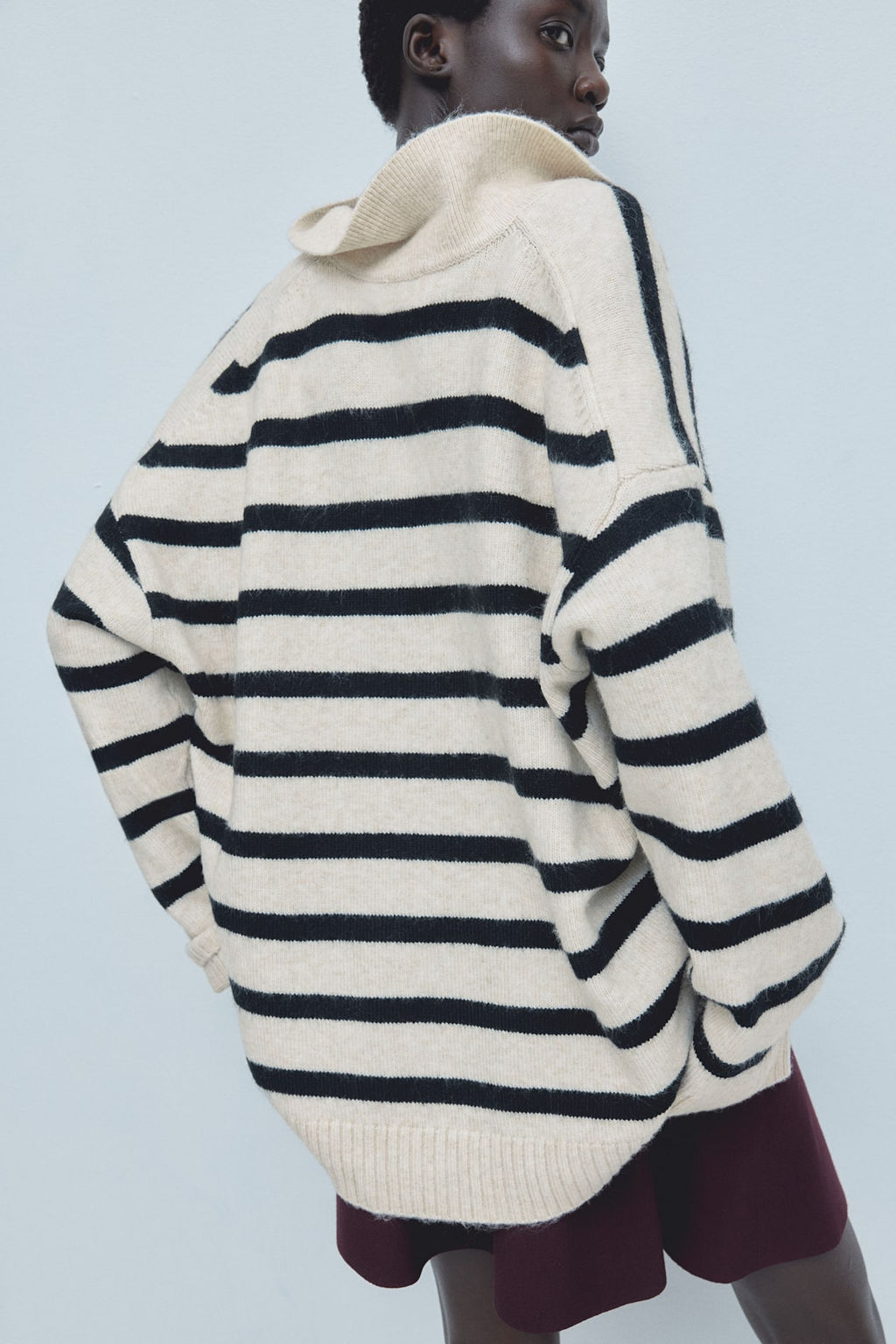 Jersey de punto fino con cuello - H&m фото 4