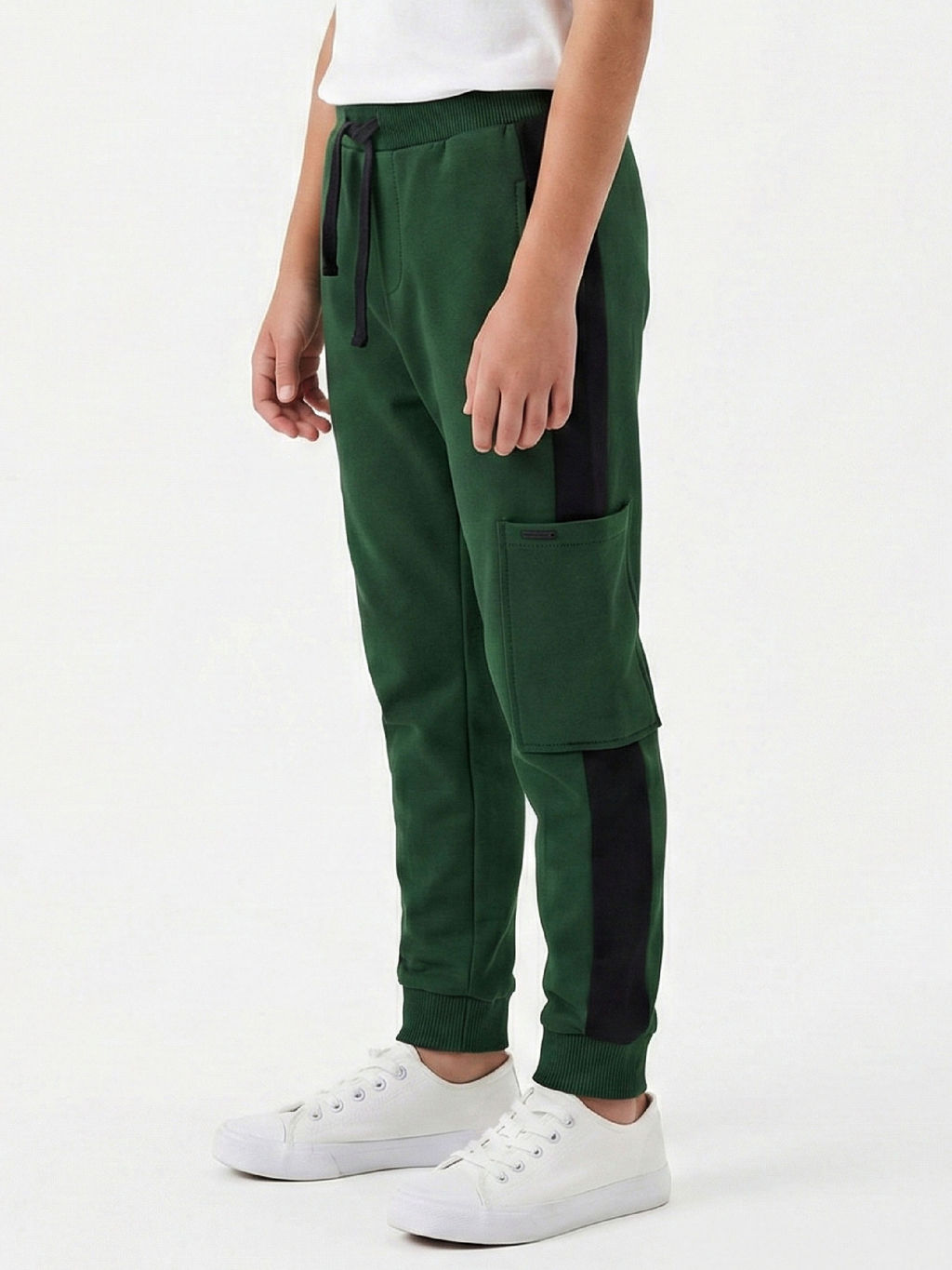 Брюки спортивные 22-4440 хаки - Mini maxi фото 5