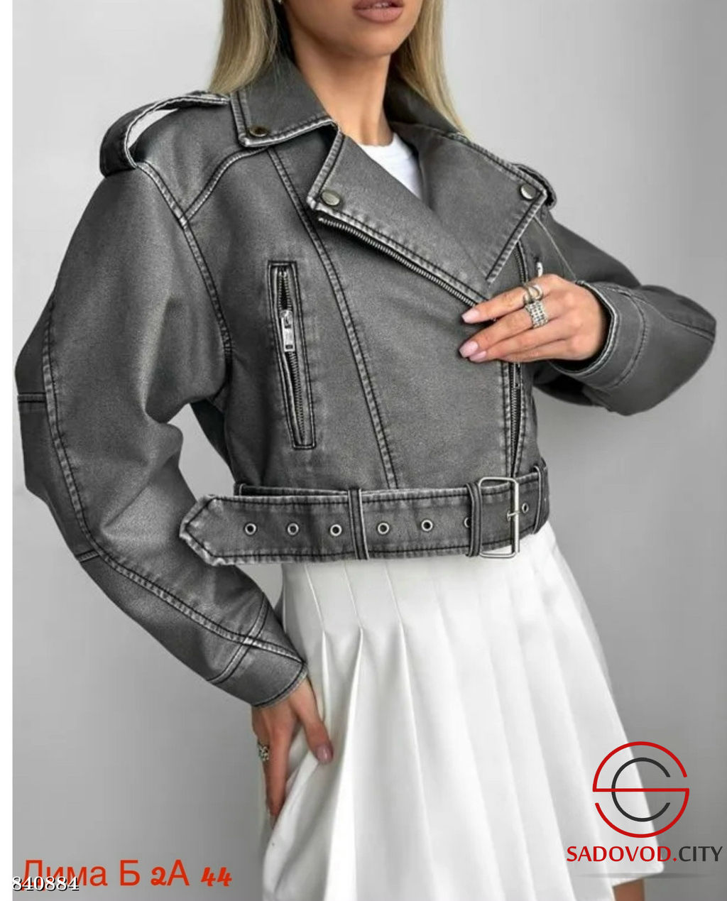 Кожаная весенняя куртка - Bruno фото 3