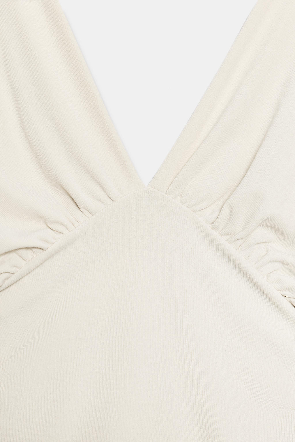 TOP TEXTURA ESCOTE PICO / Crudo - Zara фото 8