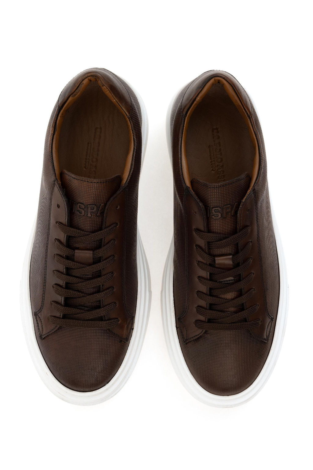 Мужская коричневая повседневная обувь - U.s. polo assn фото 6