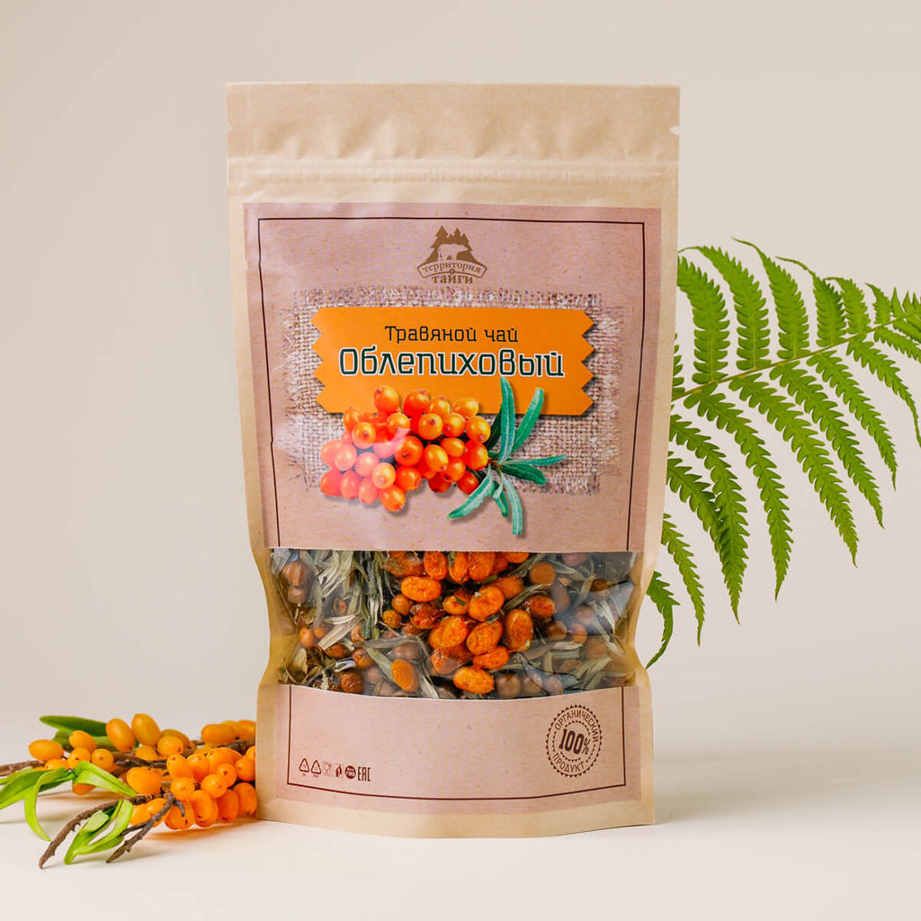 Травяной чай Облепиховый/ 50г - Территория тайги фото 2