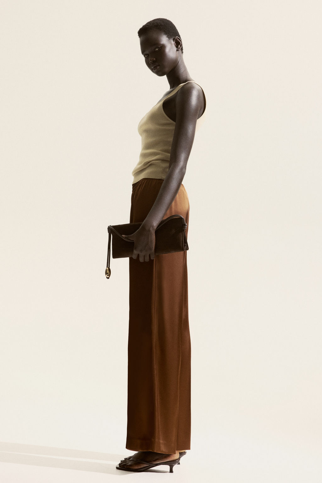 Pantal?n amplio con raya - H&m фото 4