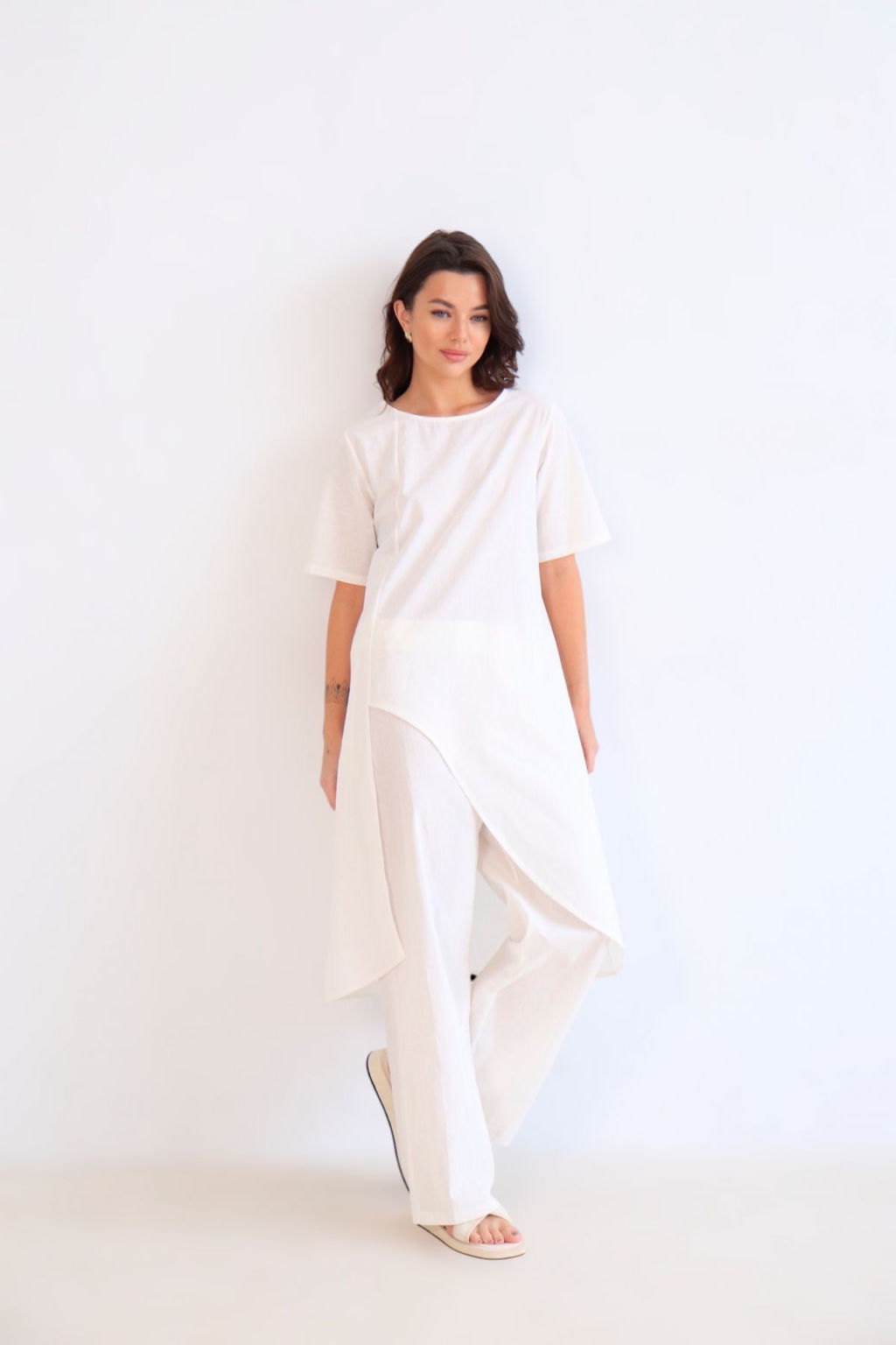 Martichelli Костюм хлопковый белый  фото 8