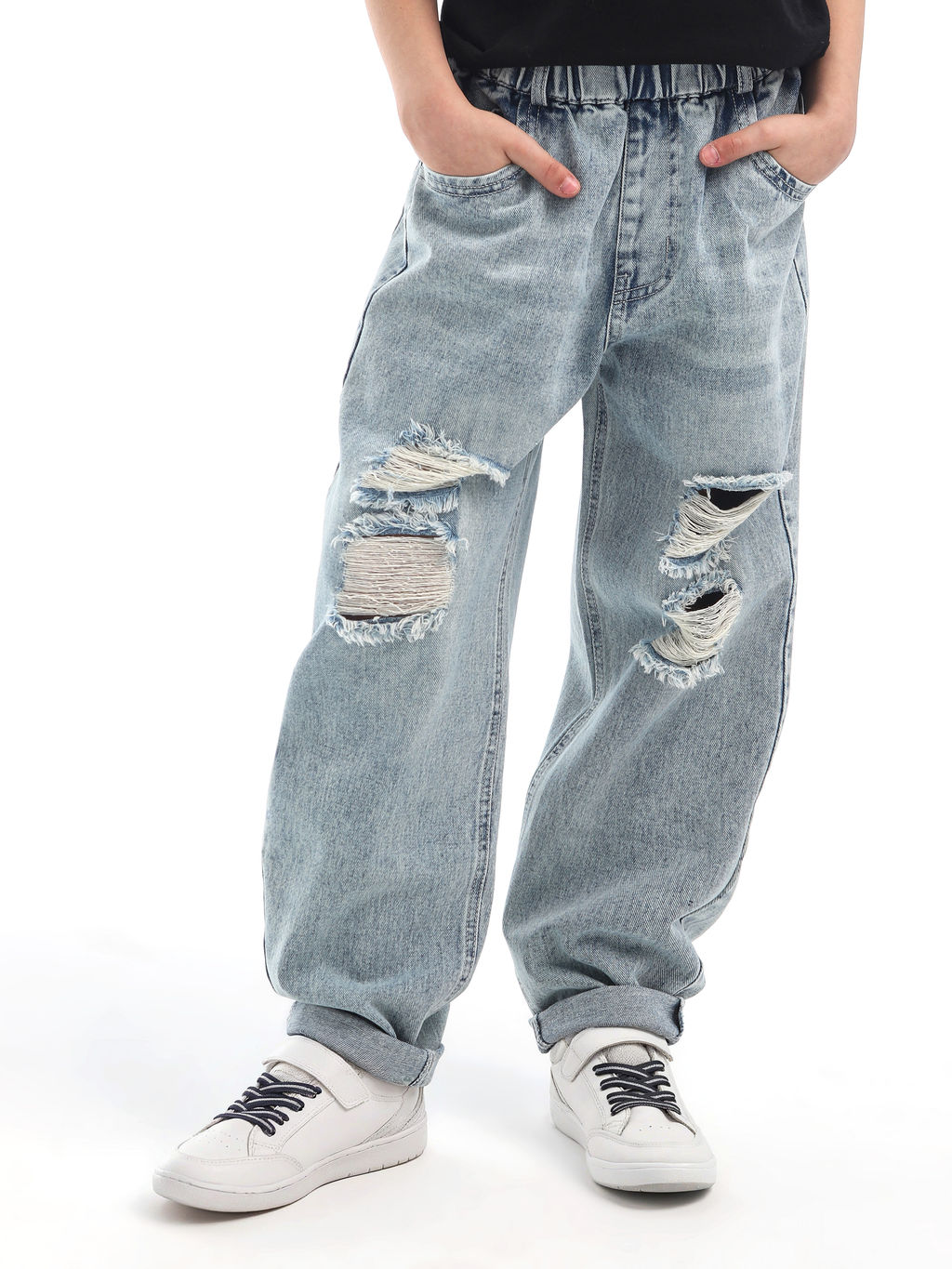 Джинсы-бананы для мальчиков - Синий мир фото 10