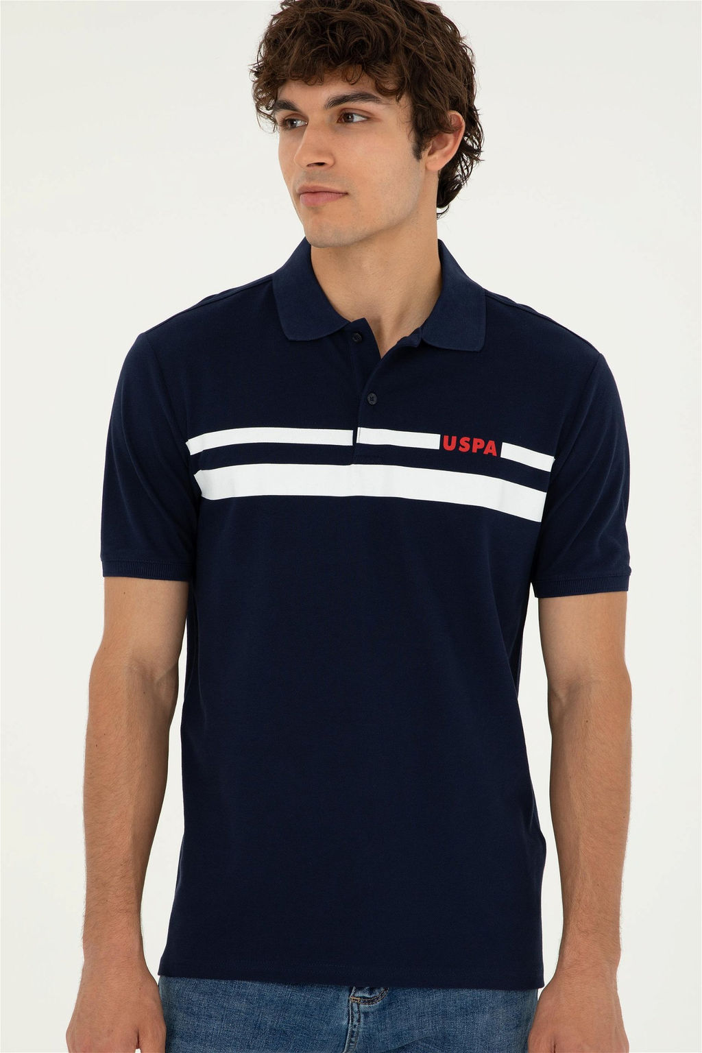 Мужская темно-синяя футболка - U.s. polo assn фото 3